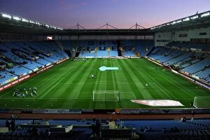 Images Dated 27th September 2011: Championship Clash at Sunset: Coventry City vs. Blackpool at Ricoh Arena (September 27, 2011)