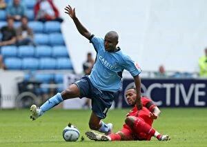 Images Dated 9th August 2009: Championship Showdown: Coventry City vs. Ipswich Town - A Battle for Supremacy