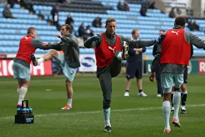 Images Dated 2012 January: Championship Showdown: Coventry City vs Middlesbrough - Intense Warm-Up at Ricoh Arena (January 21)