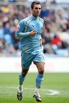 Images Dated 2008 March: Championship Showdown: Coventry City vs Norwich City - Daniel Fox in Action (08-03-2008)