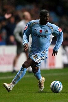 12-11-2007 v West Bromwich Albion Collection: Championship Showdown: Isaac Osbourne in Action for Coventry City vs