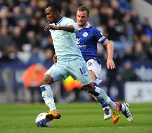 03-03-2012 V Leicester City, The King Power Stadium Prints: Championship Showdown: Richie Wellens vs Alex Nimely at The King Power Stadium (March 3)