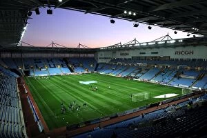 Images Dated 27th September 2011: Championship Showdown: Sunset at Ricoh Arena - Coventry City vs. Blackpool (September 27, 2011)