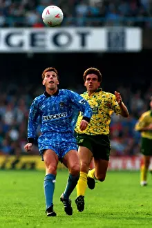 History Prints: Chase for Glory: Borrows vs. Phillips - Coventry City vs. Norwich City