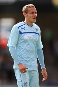 Images Dated 11th August 2012: Chris Hussey in Action: Coventry City vs. Bristol Rovers Pre-Season Clash