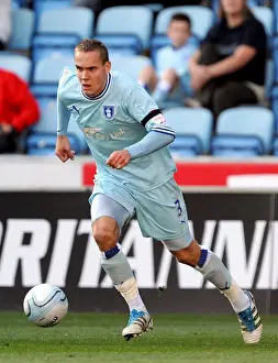 Images Dated 15th October 2011: Chris Hussey in Action: Coventry City vs Nottingham Forest