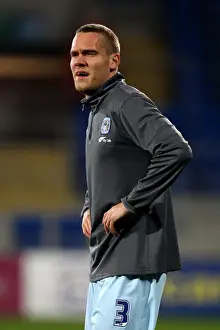 Images Dated 2012 March: Chris Hussey Faces Off Against Cardiff City at Npower Championship Match (21-03-2012)