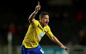 Images Dated 2013 November: Chris Maguire's Double: Coventry City Secures Sky Bet League One Victory Over Milton Keynes Dons
