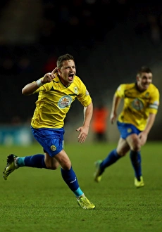 Images Dated 2013: Chris Maguire's Double: Coventry City's Sky Bet League One Victory over Milton Keynes Dons