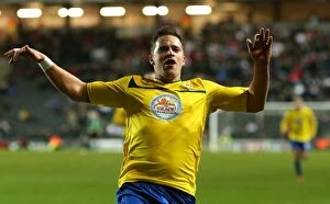 Images Dated 30th November 2013: Chris Maguire's Double: Coventry City's Triumph over Milton Keynes Dons in Sky Bet League One