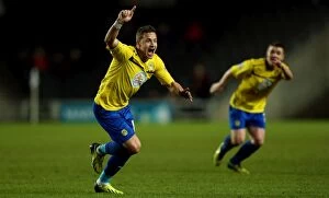 Images Dated 30th November 2013: Chris Maguire's Double: Coventry City's Victory over Milton Keynes Dons in Sky Bet League One