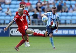 Football Full Length Fulllength Prints: Chris Stokes in Action: Coventry City vs. Wigan Athletic, Sky Bet League One, Ricoh Arena