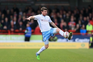 Sky Bet League One - Crawley Town V Coventry City - Broadfield Stadium Prints: Chris Stokes in Action: Coventry City vs Crawley Town at Broadfield Stadium (Sky Bet League One)