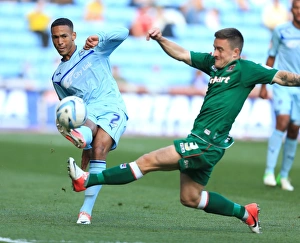Images Dated 2012 September: Clarke vs. Robson: A Football Rivalry Ignites at Coventry City vs