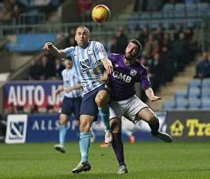 Images Dated 26th December 2015: Clash of the Captains: Joe Cole vs. Richard Duffy - Coventry City vs. Port Vale, Sky Bet League One