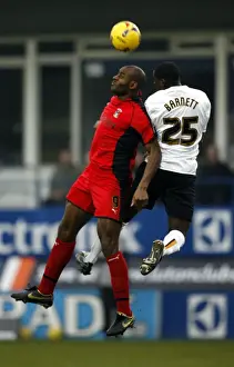 Images Dated 2006: Clash at Kenilworth Road: A Battle Between Barnett and Adebola (2006) - Coventry City vs