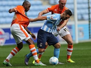 Images Dated 17th October 2015: Clash at the Ricoh: Adam Armstrong vs. Emmerson Boyce - Sky Bet League One Rivalry