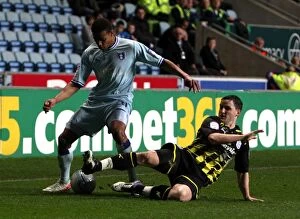 Images Dated 22nd November 2011: Clash at Ricoh Arena: A Battle Between Cyrus Christie and Craig Conway