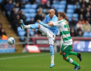 Images Dated 2010 December: Clash at Ricoh Arena: Coventry City vs