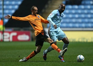 Images Dated 2012 November: Clash at the Ricoh Arena: Coventry City vs Portsmouth - Football League One