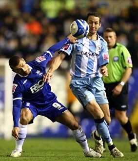 Images Dated 3rd November 2008: Clash at St. Andrews: Phillips vs. Beuzelin in Championship Showdown - Birmingham City vs