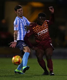 Images Dated 24th November 2015: Clash of the Stars: Leigh vs. Lameiras in Sky Bet League One's Bradford City vs