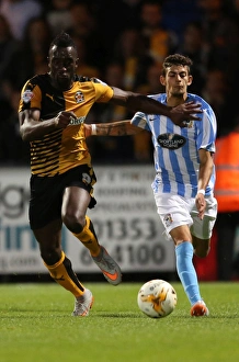 Images Dated 2015 July: Clash of the Strikers: Lameiras vs Slew at Abbey Stadium - Coventry City vs Cambridge United Pre-Season Friendly