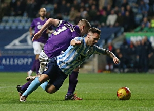 Images Dated 2015 December: Clash of the Titans: Armstrong vs Dickinson at Ricoh Arena - Coventry City vs Port Vale