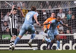 17-02-2010 v Newcastle United Collection: Clinton Morrison's Strike: Coventry City's Victory Over Newcastle United in the Championship