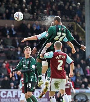 Images Dated 14th April 2012: Clive Platt Scores for Coventry City in Championship Showdown at Burnley's Turf Moor (April 14)
