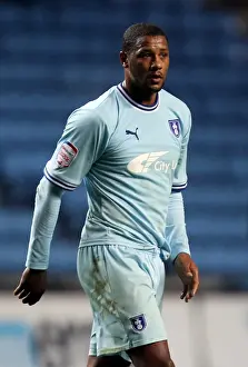 Images Dated 2011 November: Clive Platt Scores the Winning Goal for Coventry City Against Cardiff in Npower Championship (November 22)