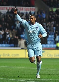Images Dated 5th November 2011: Clive Platt's Double: Coventry City's Second Goal vs. Southampton (Npower Championship, 05-11-2011)