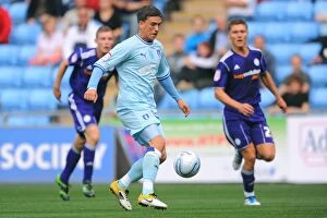 Images Dated 10th September 2011: Cody McDonald in Action: Coventry City vs Derby County, Championship Match at Ricoh Arena