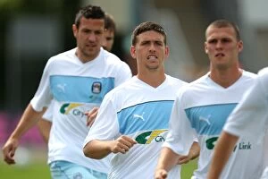 Images Dated 11th August 2012: Cody McDonald of Coventry City Gears Up for Pre-Season Friendly Against Bristol Rovers