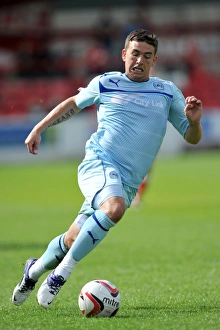 Pre Season Friendly - Accrington Stanley V Coventry City - Crown Ground Prints: Cody McDonald Leads Coventry City in Pre-Season Friendly at Accrington Stanley's Crown Ground