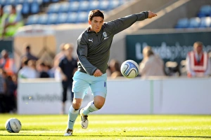 Images Dated 15th October 2011: Cody McDonald Scores for Coventry City Against Nottingham Forest in Npower Championship (15-10-2011)