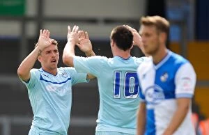 Pre Season Friendly - Bristol Rovers v Coventry City - Memorial Ground Collection: Cody McDonald Scores the Opener for Coventry City against Bristol Rovers