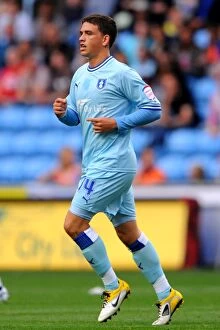 Images Dated 10th September 2011: Cody McDonald Scores the Thrilling Winning Goal for Coventry City Against Derby County in