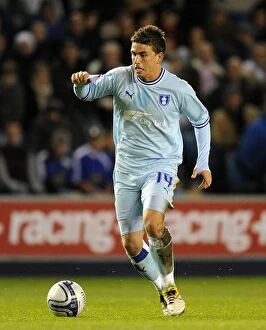 Images Dated 1st November 2011: Cody McDonald's Dramatic Equalizer: Coventry City vs Millwall in Npower Championship (1-11-2011)