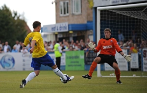 Images Dated 2012 July: Cody McDonald's Near-Miss: Coventry City vs Nuneaton Town Pre-Season Friendly