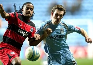 Images Dated 5th March 2008: Competing for the Championship: A Battle Between Coventry City's Jay Tabb