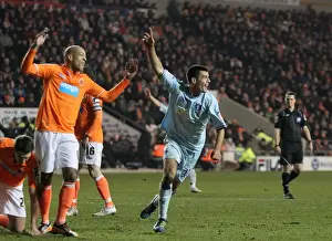 Images Dated 2012 January: Connor Thomas Scores the Winning Goal: Coventry City's Victory Over Blackpool (Npower Championship)