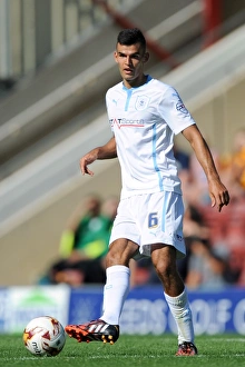 Sky Bet League One - Bradford City V Coventry City - Valley Parade Stadium Prints: Conor Thomas in Action: Coventry City vs Bradford City
