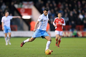 Images Dated 2015 January: Conor Thomas and Coventry City Take On Walsall in FA Cup Third Round at Bescot Stadium