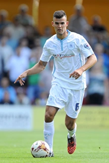Images Dated 2014: Conor Thomas Faces Off Against Bradford City at Valley Parade Stadium in Sky Bet League One