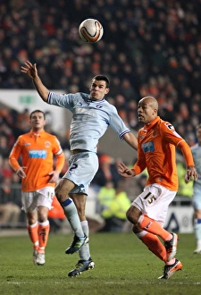 Images Dated 2012 January: Conor Thomas Scores Game-Winning Goal: Coventry City's Victory over Blackpool (January 31)