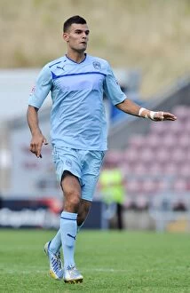 Images Dated 11th August 2013: Conor Thomas vs. Bristol City: Coventry City Football Club Clash in Sky Bet League One (August 11)