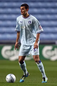 Images Dated 2011 November: Conor Thomas vs. Cardiff City: Npower Championship Showdown at Ricoh Arena (November 22)