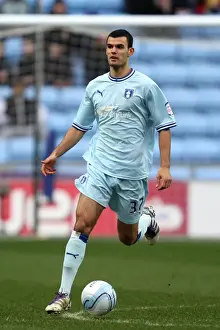 Images Dated 2012 January: Conor Thomas vs. Middlesbrough: Coventry City Football Club in Npower Championship Action (21-01-2012)