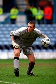 Images Dated 25th March 2001: Coventry City FC: Gary Montgomery Prepares for Kick-off in Friendly Match Against Pakistan